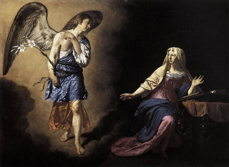 The Annunciation by Adriaen van de Velde — Oil Painting Reproduction