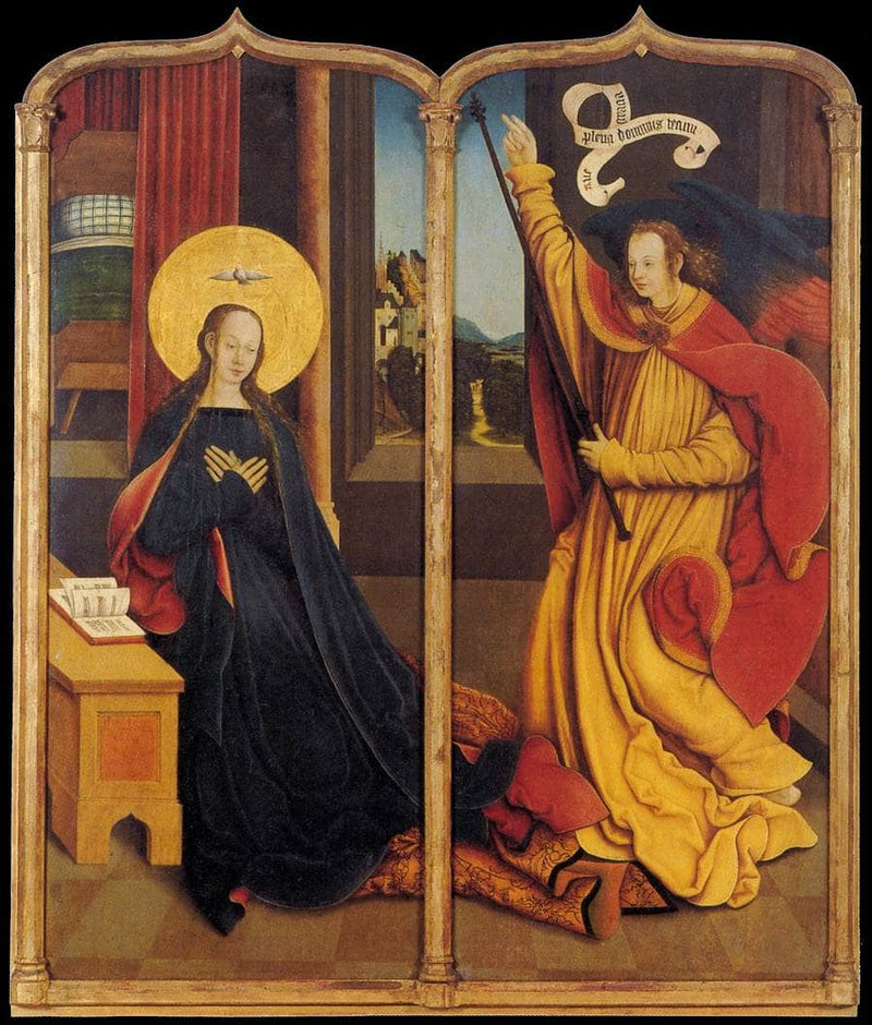 The Annunciation by Bernhard Strigel — Oil Painting Reproduction