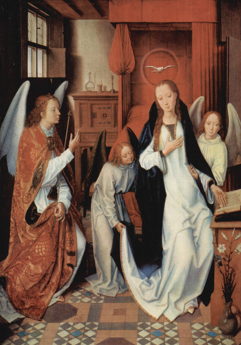 The Annunciation by Hans Memling — Oil Painting Reproduction