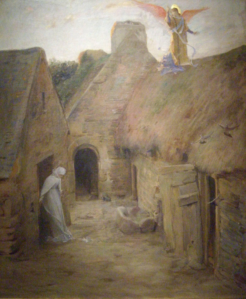 The Annunciation by Luc-Olivier Merson — Oil Painting Reproduction