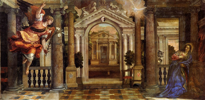 The Annunciation by Paolo Veronese, Oil Painting Reproduction