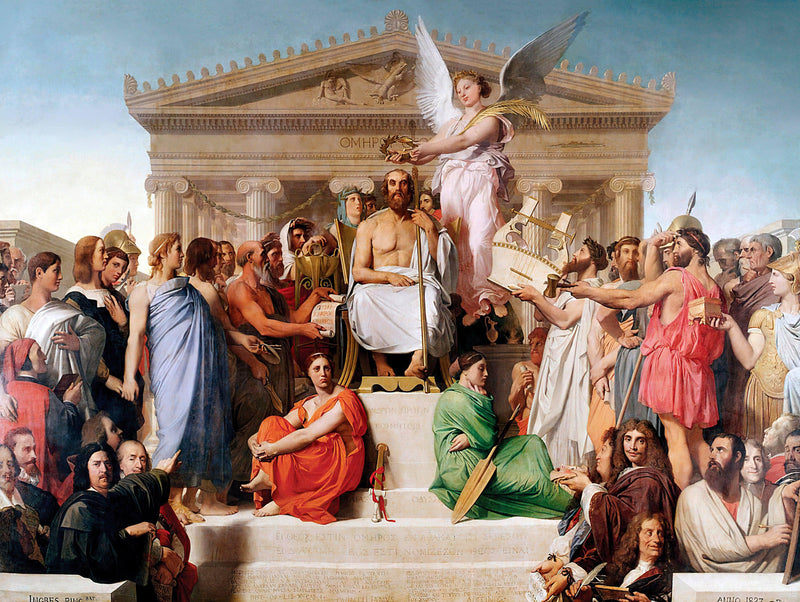 The Apotheosis of Homer by Jean Auguste Dominique Ingres — Oil Painting Reproduction