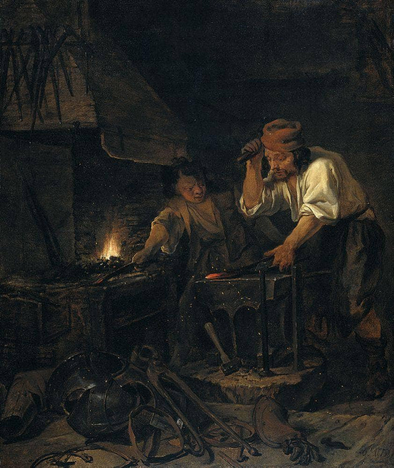 The Armorer by Gabriel Metsu — Oil Painting Reproduction