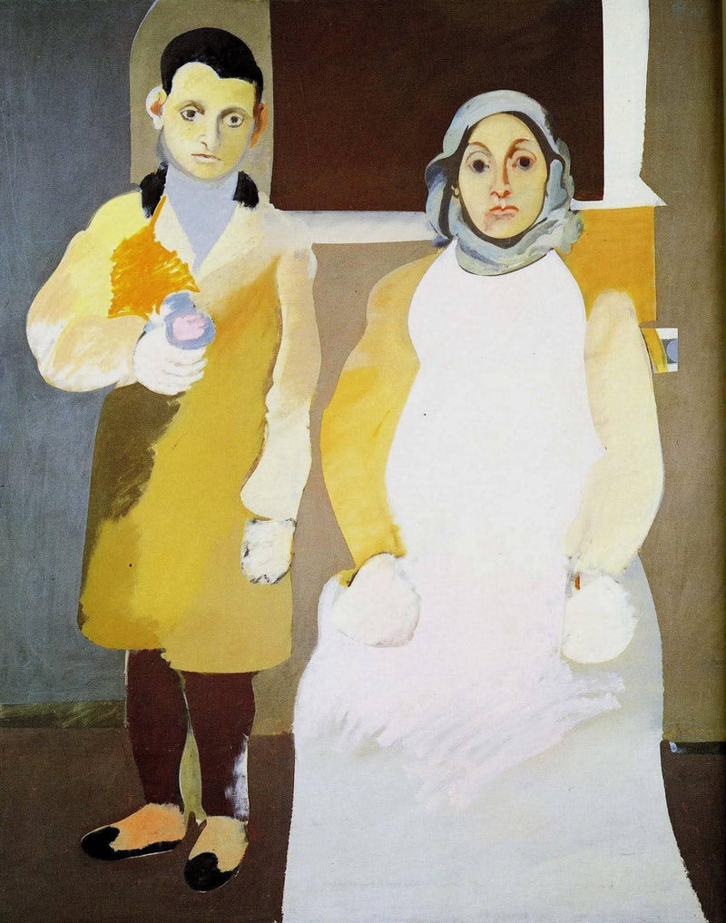 The Artist and His Mother by Arshile Gorky — Oil Painting Reproduction