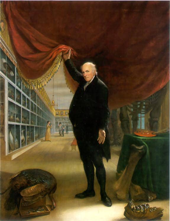 The Artist in His Museum by Charles Willson Peale — Oil Painting Reproduction