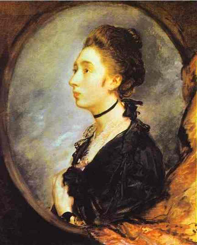 The Artist's Daughter Margaret by Thomas Gainsborough — Oil Painting Reproduction