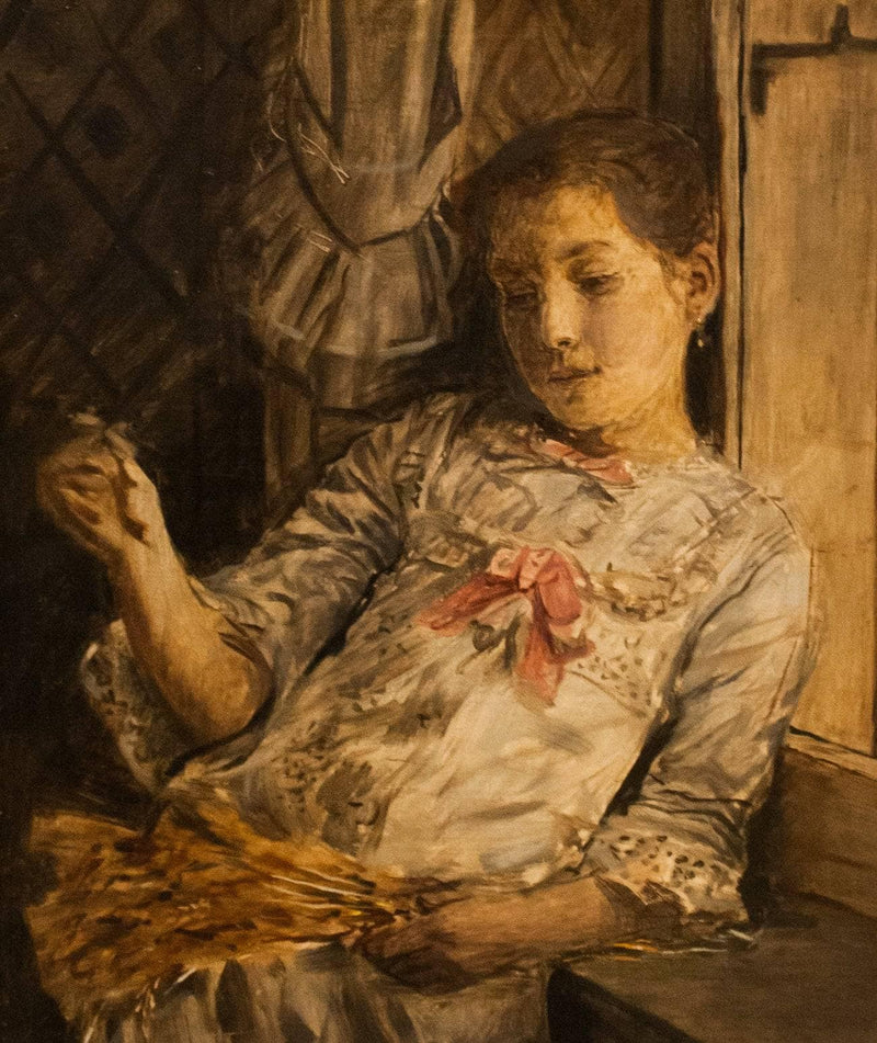The Artist's Daughter by Xavier Mellery — Oil Painting Reproduction