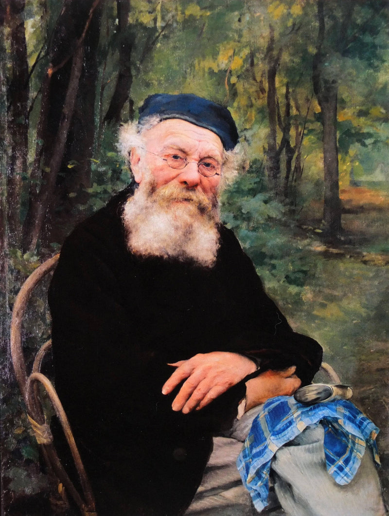 The artist's grandfather by Jules Bastien-Lepage — Oil Painting Reproduction