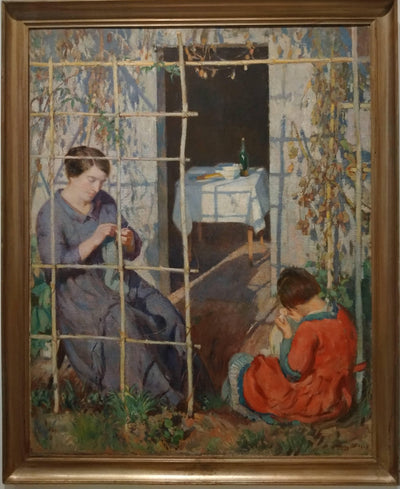 The artist's house in modern living room