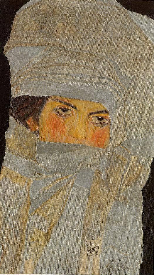 The Artist's Sister, Melanie by Egon Schiele — Oil Painting Reproduction