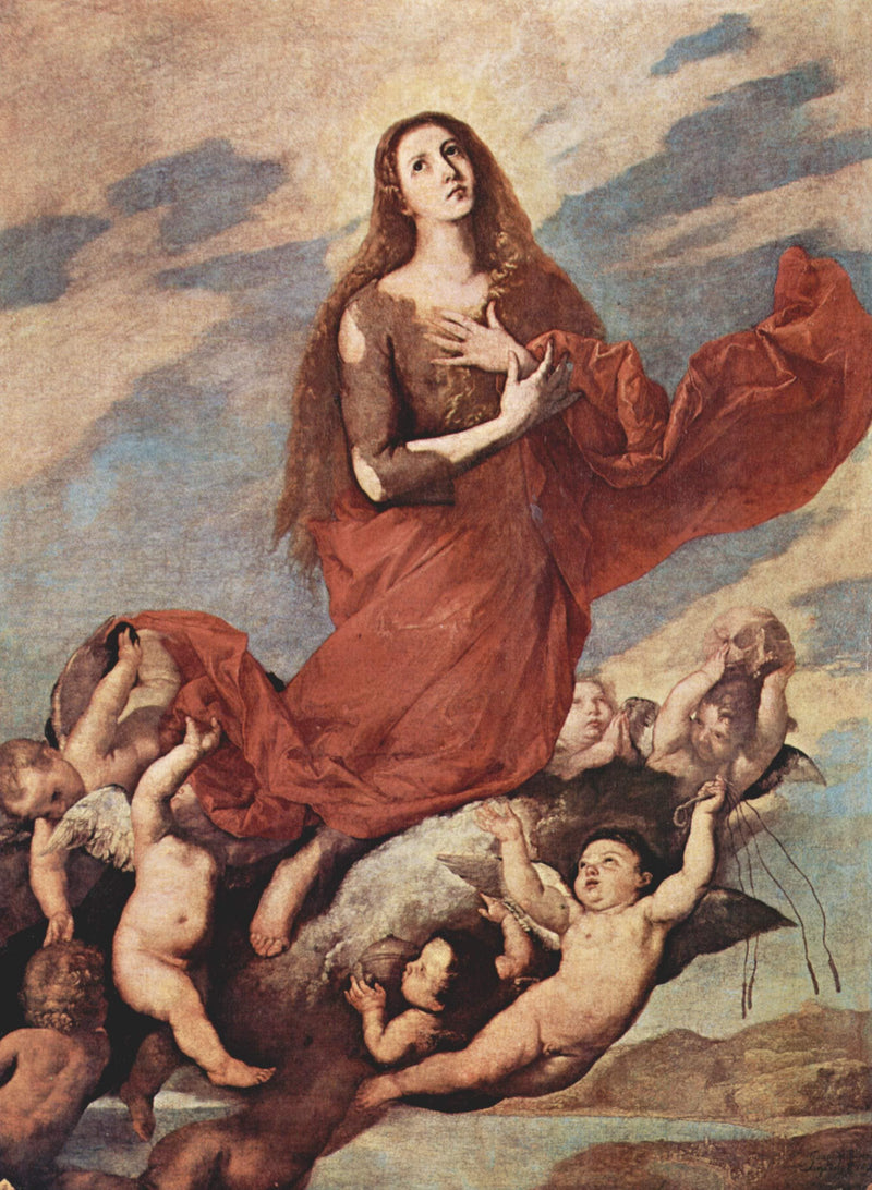 The Assumption of Mary Magdalene by Jusepe de Ribera — Oil Painting Reproduction