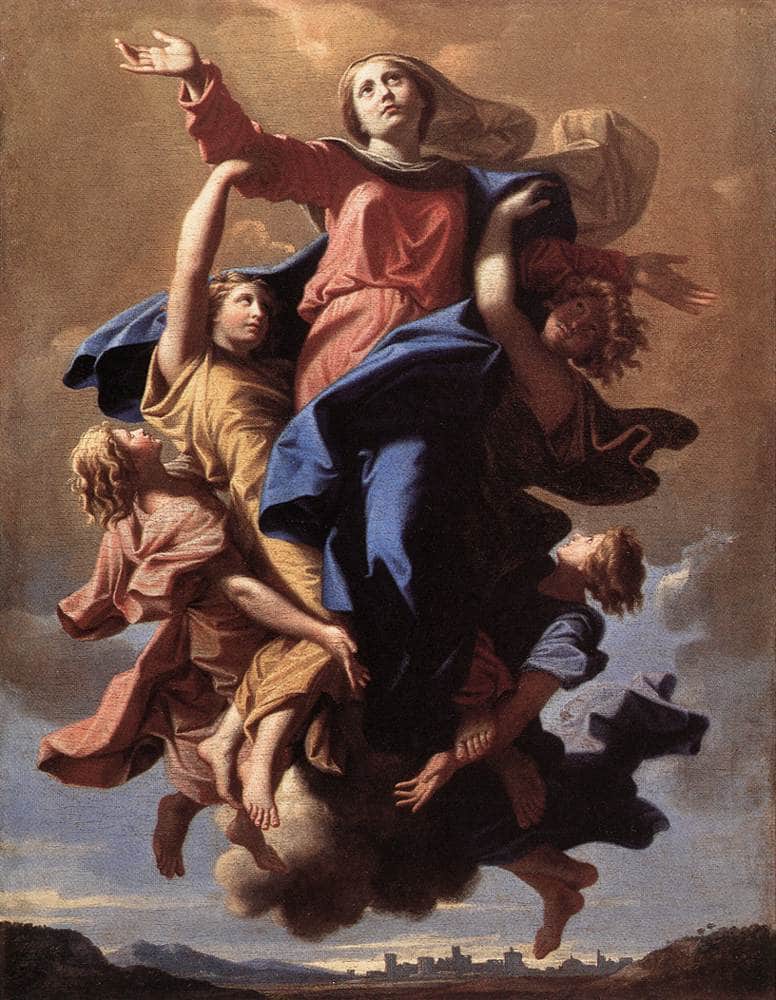 The Assumption of the Virgin by Nicolas Poussin — Oil Painting Reproduction