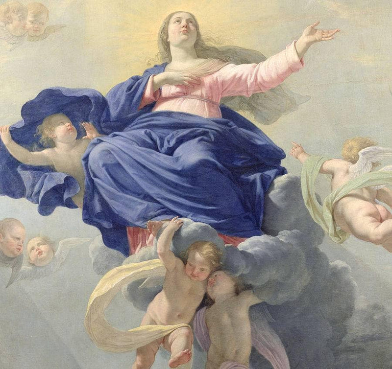 The Assumption of the Virgin by Philippe de Champaigne — Oil Painting Reproduction