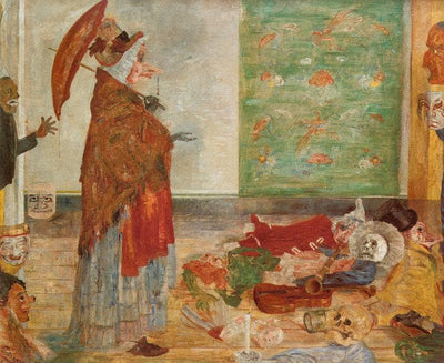 The Astonishment of the Mask Wouse in home office