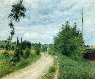 The Auvers Road, Pontoise in home office