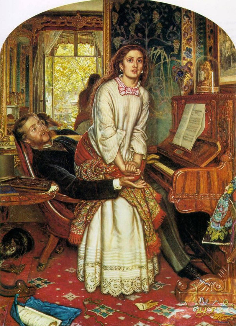 The Awakening Conscience by William Holman Hunt — Oil Painting Reproduction
