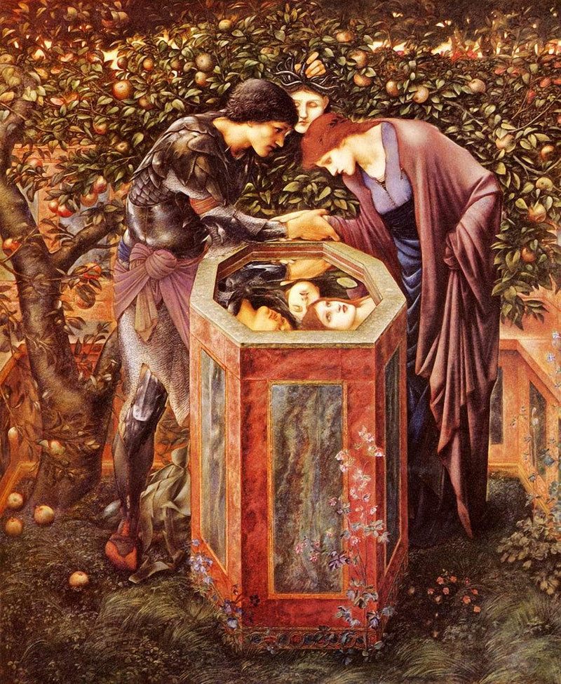 The Baleful Head by Edward Burne-Jones — Oil Painting Reproduction