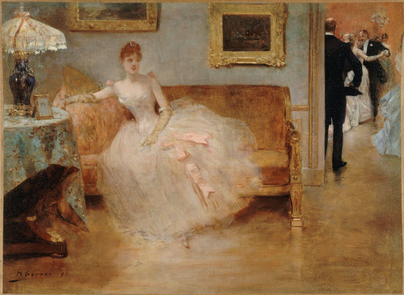 The ball by Henri Gervex — Oil Painting Reproduction