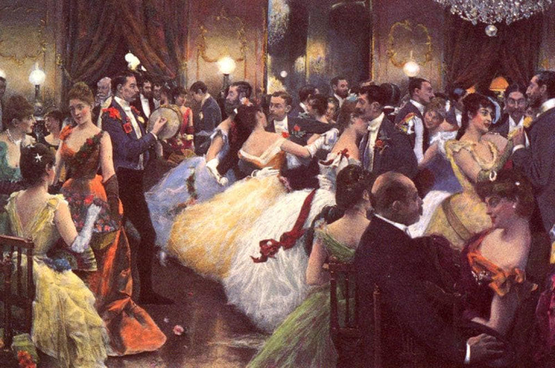 The Ball by Julius LeBlanc Stewart — Oil Painting Reproduction