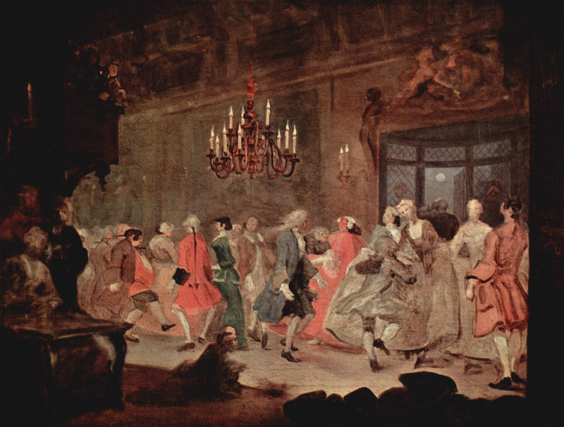 The Ball by William Hogarth — Oil Painting Reproduction
