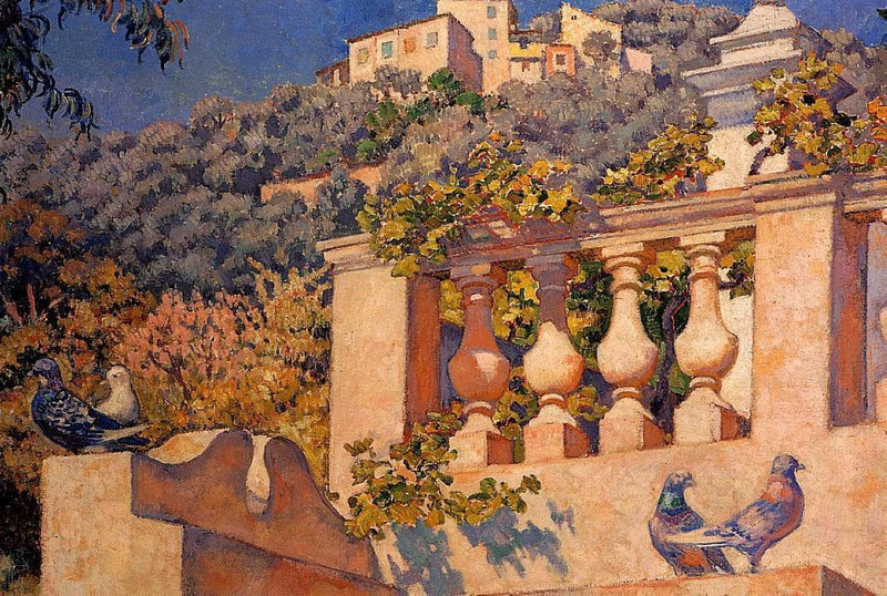The Balustrade by Theo van Rysselberghe — Oil Painting Reproduction