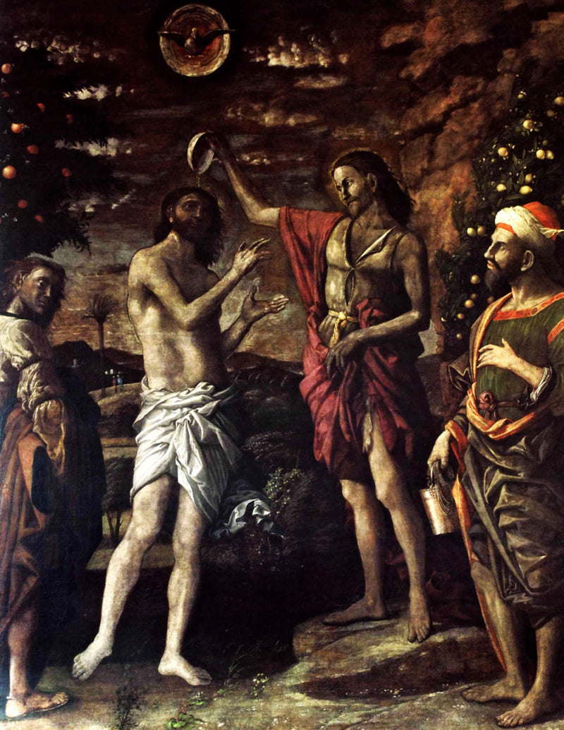 The Baptism of Christ by Andrea Mantegna — Oil Painting Reproduction