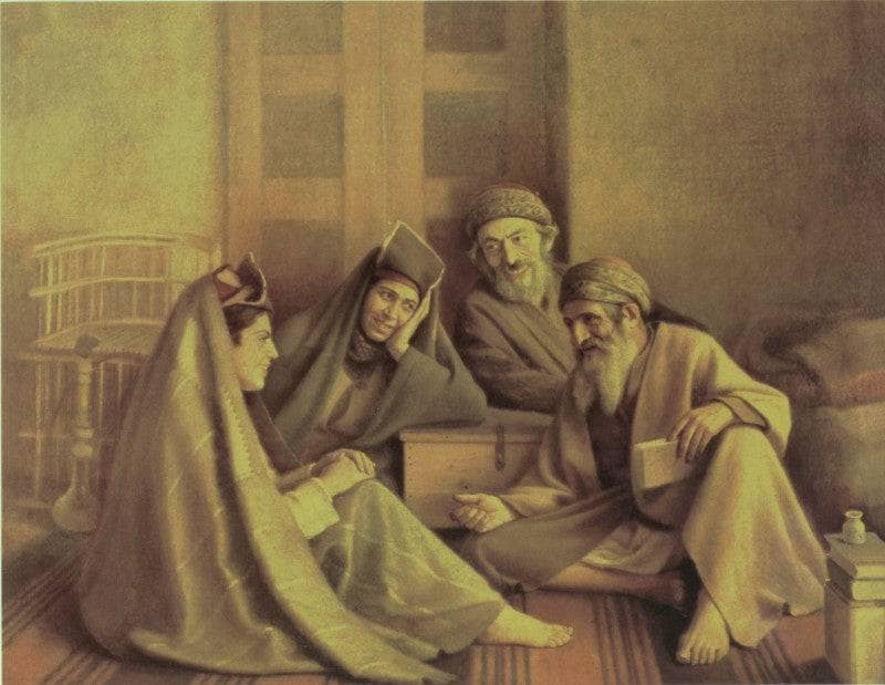 The Baqdadi Druid by Kamal-ol-Molk — Oil Painting Reproduction