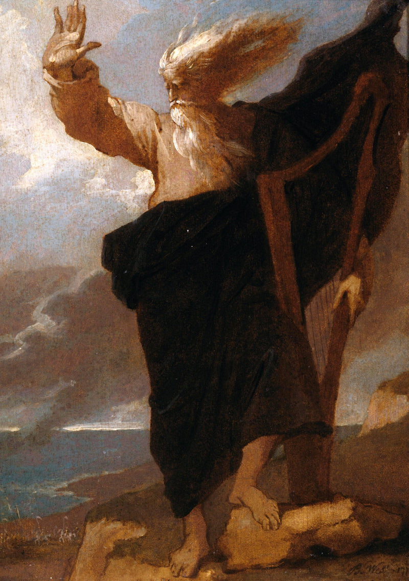 The Bard by Benjamin West — Oil Painting Reproduction