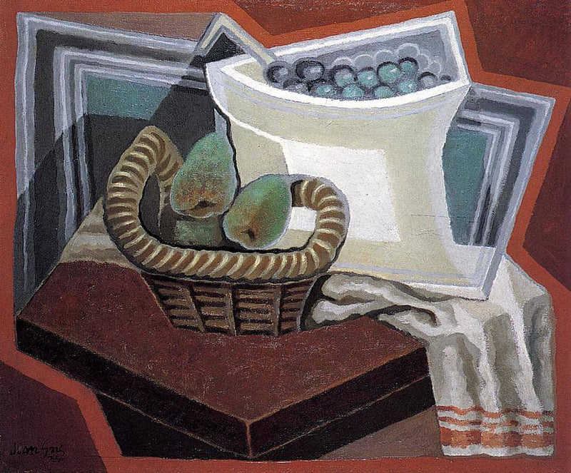 The Basket of Pears by Juan Gris — Oil Painting Reproduction
