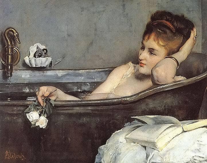 The Bath by Alfred Stevens — Oil Painting Reproduction