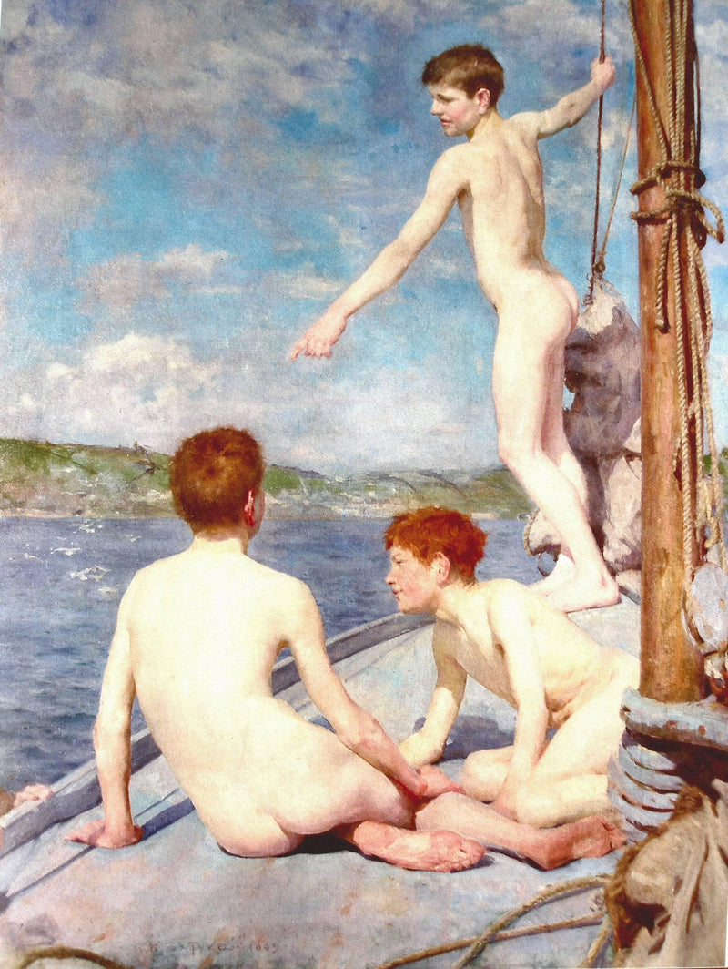 The Bathers by Henry Scott Tuke — Oil Painting Reproduction