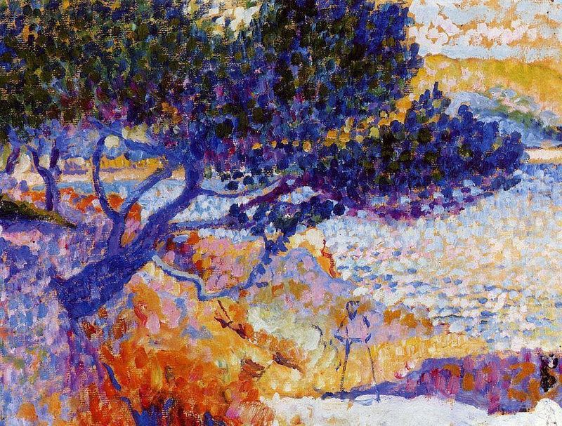 The Bay of Cavaliere (study) by Henri-Edmond Cross — Oil Painting Reproduction