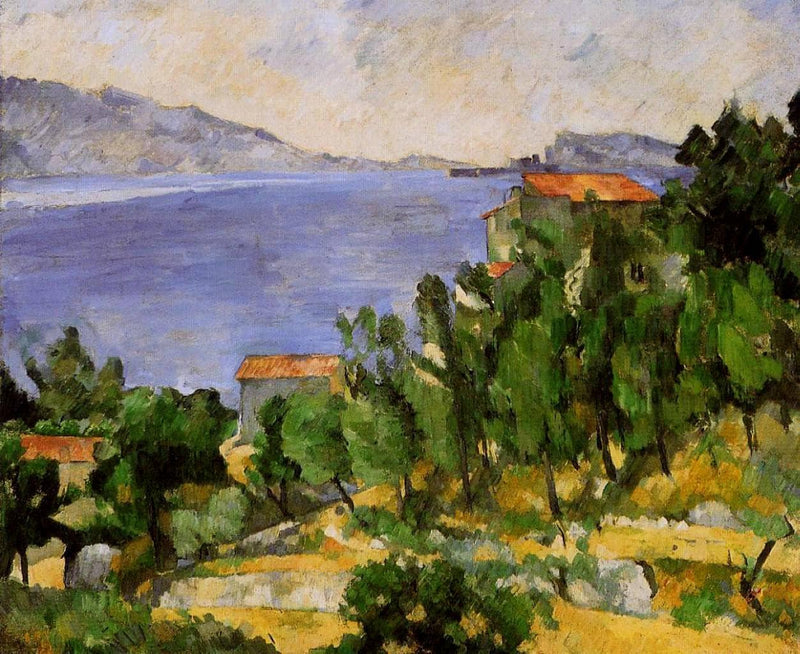 The Bay of L'Estaque from the East by Paul Cezanne — Oil Painting Reproduction