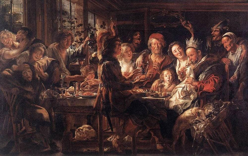 The Bean King by Jacob Jordaens — Oil Painting Reproduction