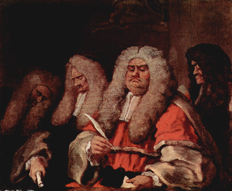 The Bench by William Hogarth — Oil Painting Reproduction