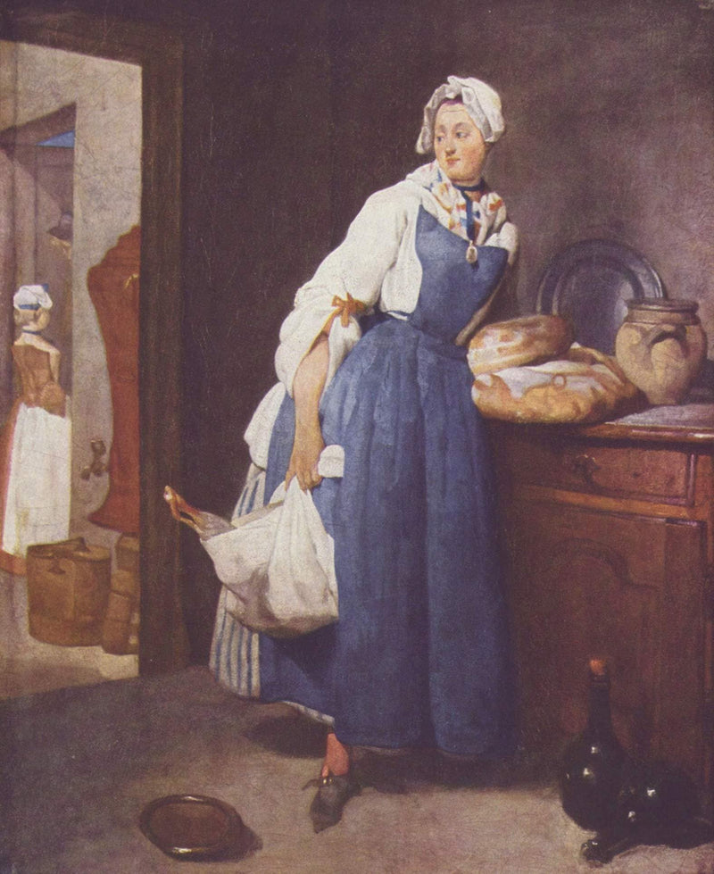 Servant Returning from the Market by Jean-Baptiste-Simeon Chardin — Oil Painting Reproduction