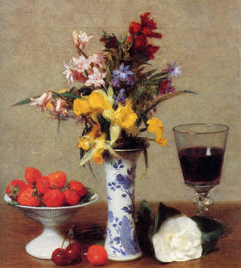 The Bethrothal Still Life by Henri Fantin-Latour — Oil Painting Reproduction