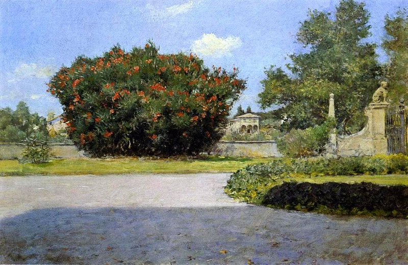 The Big Oleander by William Merritt Chase — Oil Painting Reproduction