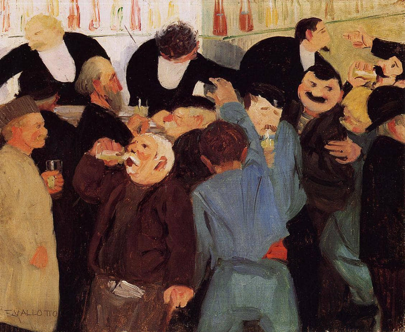 The Bistro by Felix Vallotton — Oil Painting Reproduction
