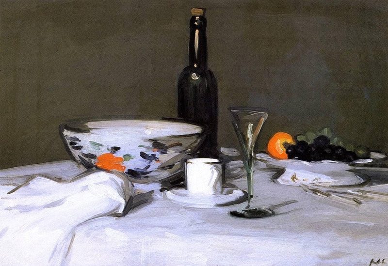 The Black Bottle by Samuel Peploe — Oil Painting Reproduction