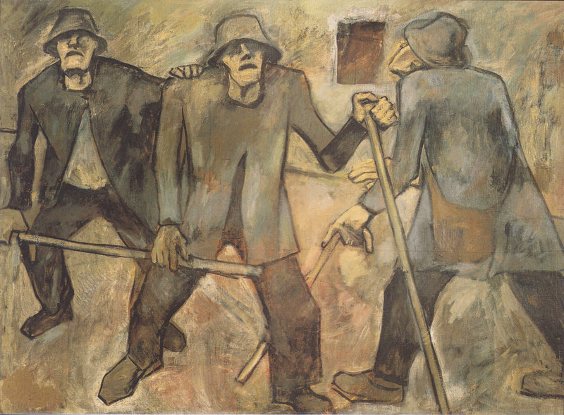 The Blind by Albin Egger-Lienz — Oil Painting Reproduction