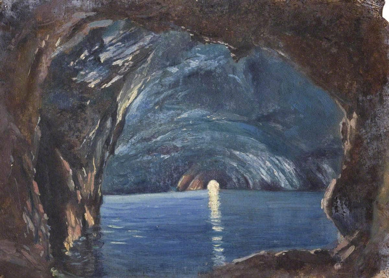 The Blue Grotto, Capri by Thomas Stuart Smith — Oil Painting Reproduction