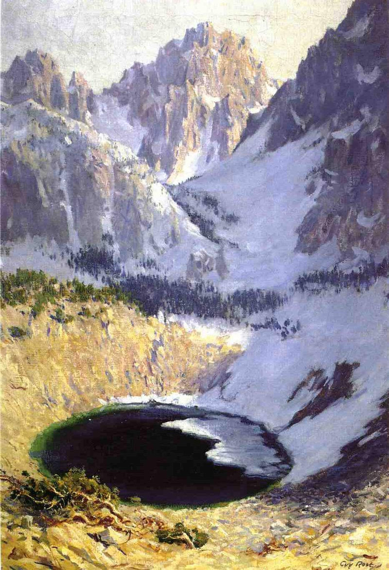 The Blue Pool near Mt. Whitney by Guy Rose — Oil Painting Reproduction