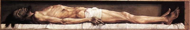 The Body of the Dead Christ in the Tomb by Hans Holbein the Younger, Oil Painting Reproduction