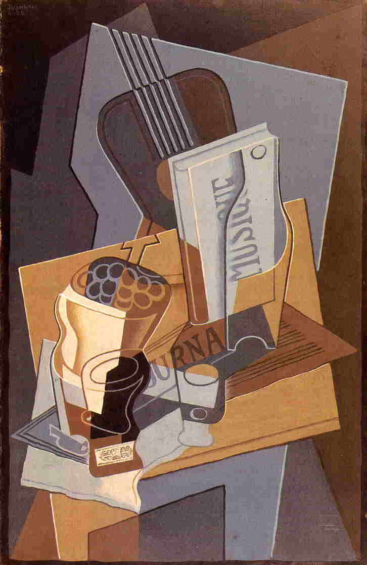 The Book of Music by Juan Gris — Oil Painting Reproduction