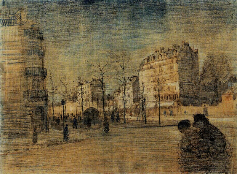 The Boulevard de Clichy by Vincent van Gogh — Oil Painting Reproduction