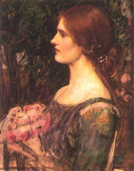 The Bouquet by John William Waterhouse — Oil Painting Reproduction