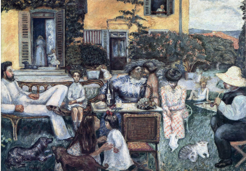 The Bourgeois Afternoon or The Terrasse Family by Pierre Bonnard — Oil Painting Reproduction
