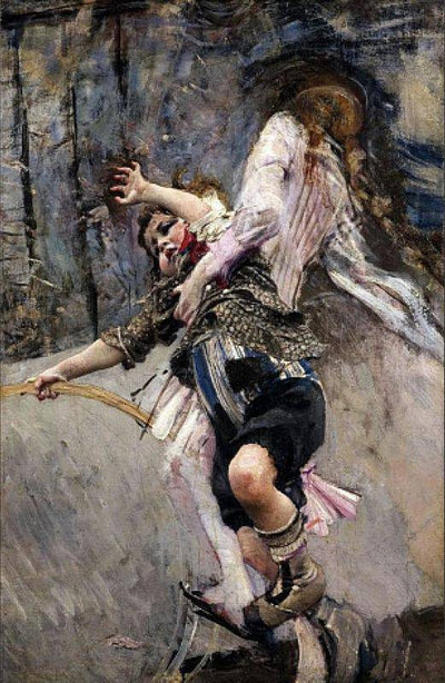 Child with a hoop in home office