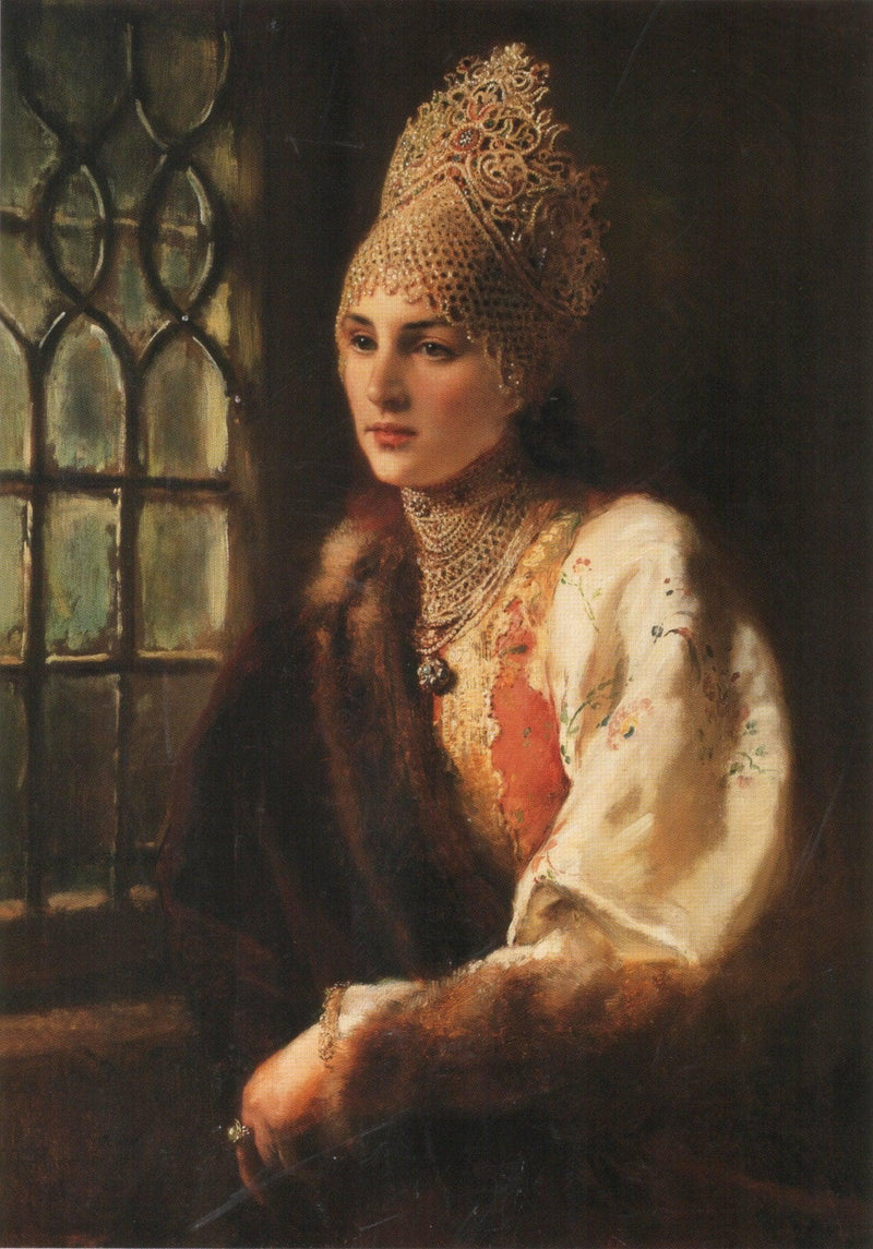 The Boyarynia by Konstantin Makovsky — Oil Painting Reproduction